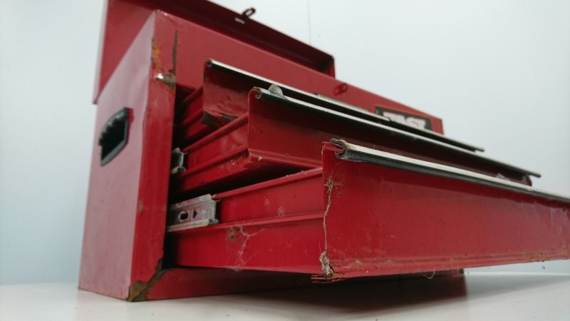 Inside Tool Box Storage